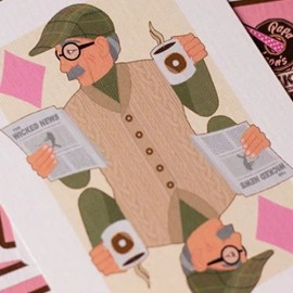 Spielkarten Papa Leon's Wicked Donuts (Vanilla) Playing Cards by Wounded Corner and Cam Toner