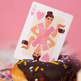 Spielkarten Papa Leon's Wicked Donuts (Vanilla) Playing Cards by Wounded Corner and Cam Toner