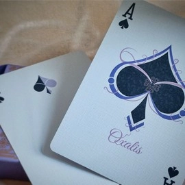 Spielkarten Oxalis V3 Purple Holographic Special Edition Playing Cards