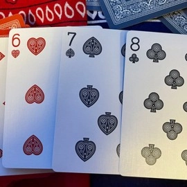 Spielkarten Gilded Bicycle Bandana (Blue) Playing Cards