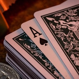 Spielkarten Bonfires Green (includes Card Magic Course) by Adam Wilber and Vulpine