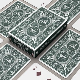 Spielkarten Bonfires Green (includes Card Magic Course) by Adam Wilber and Vulpine