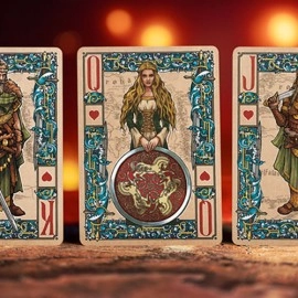 Spielkarten The Lord of the Rings - Two Towers Playing Cards (Foil and Gilded Edition) by Kings Wild