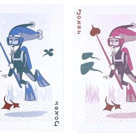 Spielkarten Gilded Bicycle Stingray (Teal) Playing Cards