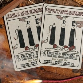 Spielkarten Flower of Fire Playing Cards by Kings Wild Project