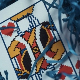 Spielkarten Surprise Deck V5 (Blue) Playing cards by Bacon Playing Card Company