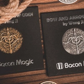 BOW AND ARROW COIN SILVER ( Gimmick and Online Instructions)  by Bacon Magic