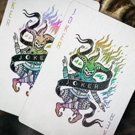Spielkarten 666 Dark Reserves Holographic Foiled Edition Playing Cards by Riffle Shuffle
