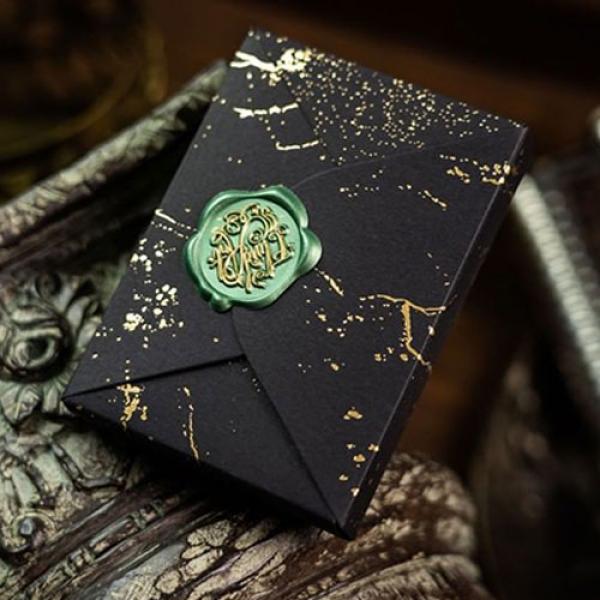 Fluid Art Green (Luxury Edition) Playing Cards