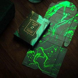 Spielkarten Fluid Art Green (Luxury Edition) Playing Cards
