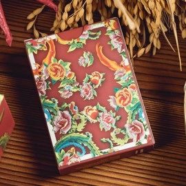 Spielkarten Phoenix and Peony (Red) Playing Cards by Bacon Playing Card Company