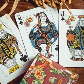 Spielkarten Phoenix and Peony (Red) Playing Cards by Bacon Playing Card Company