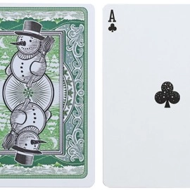 Spielkarten Bicycle Snowman (Green) Playing Cards
