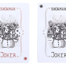 Spielkarten Bicycle Snowman (Green) Playing Cards