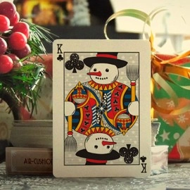 Spielkarten Bicycle Snowman (Blue) Playing Cards