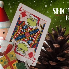 Spielkarten Bicycle Snowman (Blue) Playing Cards