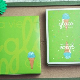 Spielkarten Glace Playing Cards (Green) by Bacon Playing Card Company