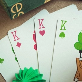 Spielkarten Glace Playing Cards (Green) by Bacon Playing Card Company