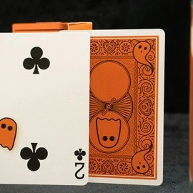 Spielkarten Bicycle Boo Back Playing Cards (Orange)