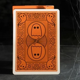 Spielkarten Bicycle Boo Back Playing Cards (Orange)