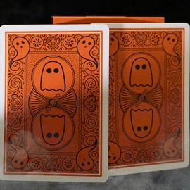 Spielkarten Bicycle Boo Back Playing Cards (Orange)