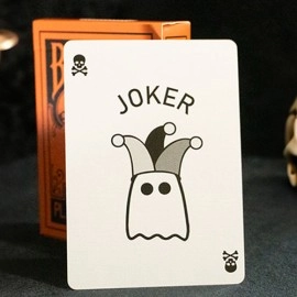 Spielkarten Bicycle Boo Back Playing Cards (Orange)