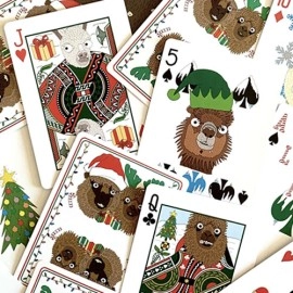Spielkarten Alpaca Christmas Playing Cards