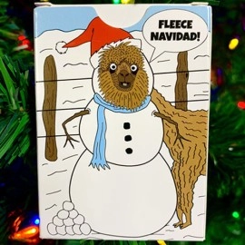 Spielkarten Alpaca Christmas Playing Cards