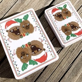 Spielkarten Alpaca Christmas Kids Playing Cards