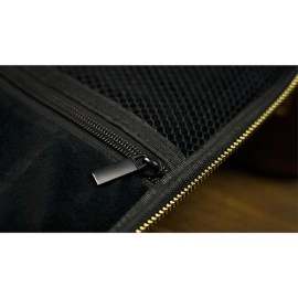 Luxury Genuine Leather Close-Up Bag (Classic Black) by TCC
