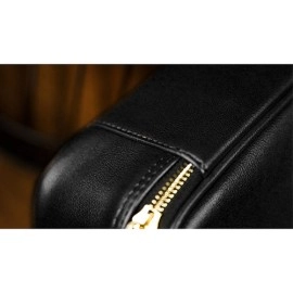 Luxury Genuine Leather Close-Up Bag (Classic Black) by TCC
