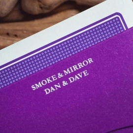 Spielkarten Smoke & Mirrors V9, Purple (Standard) Edition Playing Cards by Dan & Dave
