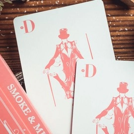Spielkarten Smoke & Mirrors V9, Pink (Standard) Edition Playing Cards by Dan & Dave