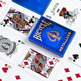 Spielkarten Bicycle Metalluxe Blue Playing Cards by US Playing Card Co.