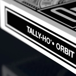 Spielkarten Orbit Tally Ho Circle Back (Black) Playing Cards