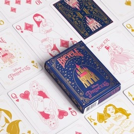 Spielkarten Bicycle Disney Princess (Navy) by US Playing Card Co.
