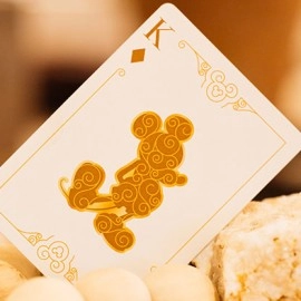 Spielkarten Bicycle Disney Mickey Mouse (Black and Gold) by US Playing Card Co.