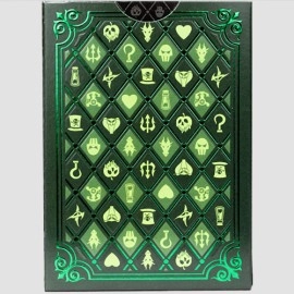Spielkarten Bicycle Disney Villains (Green)  by US Playing Card Co.