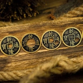 Crazy Chinese Coins by Artisan Coin & Jimmy Fan (Gimmicks and Online Instructions)
