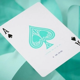 Spielkarten Jerry's Nugget Monotone (Tiffany Blue) Playing Cards