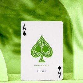 Spielkarten Jerry's Nugget Monotone (Metallic Green) Playing Cards