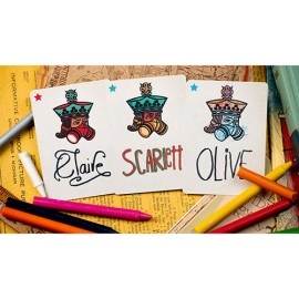 Spielkarten Crayon Playing Cards by Kings Wild Project