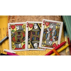 Spielkarten Crayon Playing Cards by Kings Wild Project