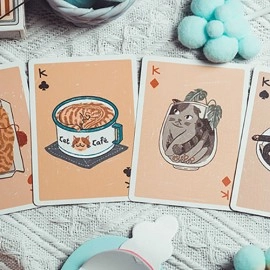 Spielkarten Liquid Cat Playing Cards by 808 Magic and Bacon Playing Card