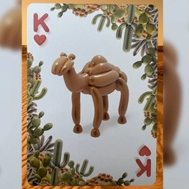 Spielkarten Gilded Bicycle Balloon Desert Playing Cards