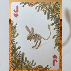 Spielkarten Gilded Bicycle Balloon Desert Playing Cards