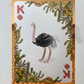 Spielkarten Gilded Bicycle Balloon Desert Playing Cards