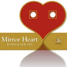 Mirror Heart Red by N2G & Ken Tsoi (Gimmicks and online instructions)