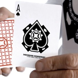 Spielkarten TURN (Red) Playing Cards by Mechanic Industries