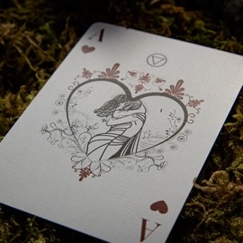 Spielkarten Fillide: A Sicilian Folk Tale Playing Cards V2 (Forest Green) by Jocu